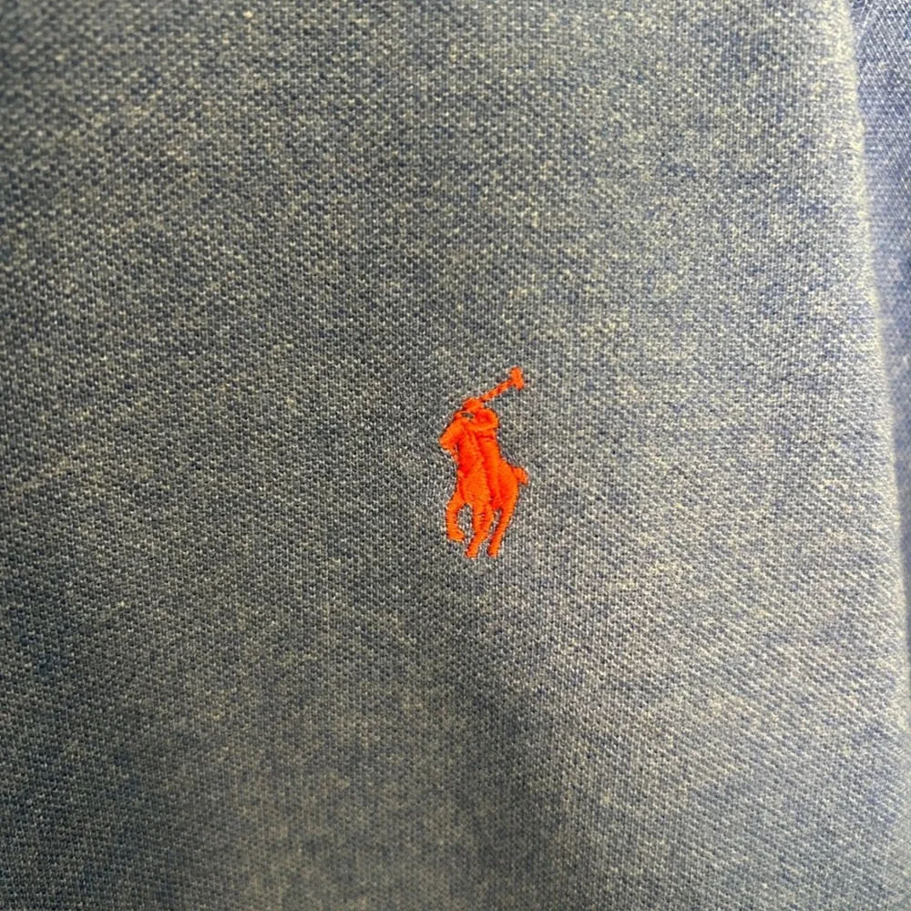 polo ralph‎ Lauren Men's XLT blue short sleeve polo shirt red pony logo preppy